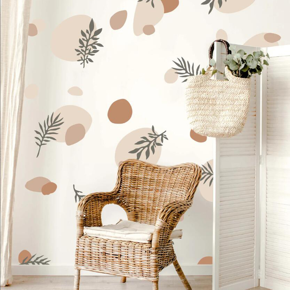 ملصق حائط بقع من أوراق البوهو  - مراجعة Flower Wall Panel وسعره
