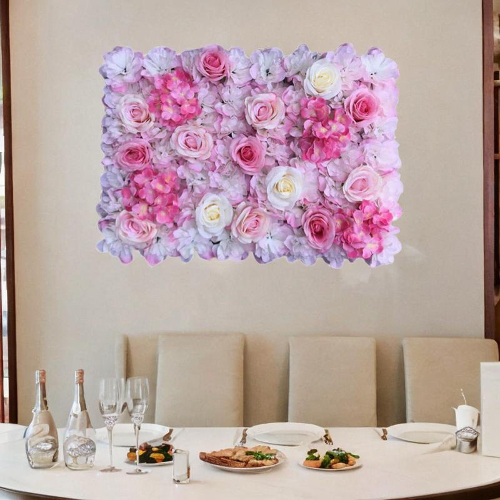 لوحة جدارية من الزهور الاصطناع - مراجعة Flower Wall Panel وسعره