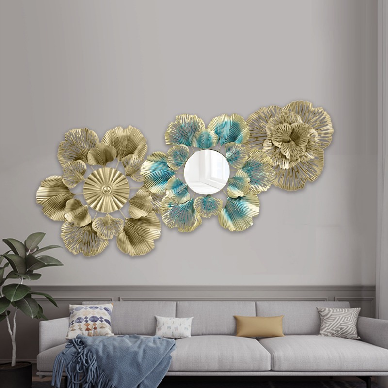 مرآة جدارية فاخرة بتصميم نوردي - مراجعة Flower Wall Panel وسعره