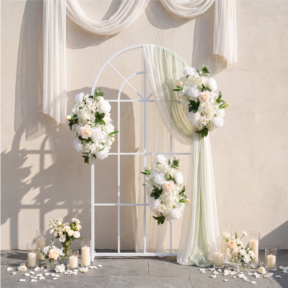 زهور الورد الخضراء من يوفلاور، - مراجعة Flower Wall Panel وسعره